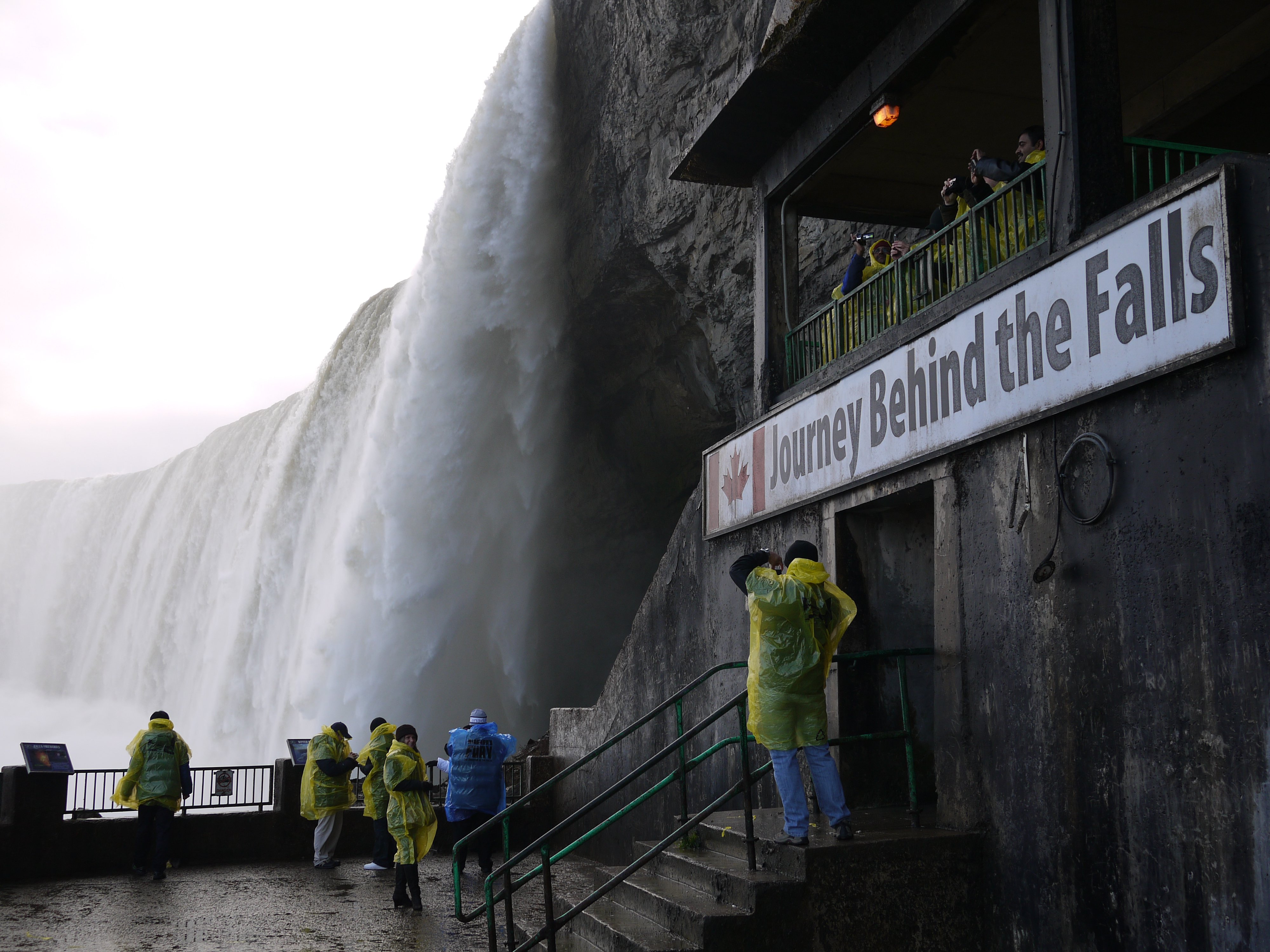 journey behind the falls