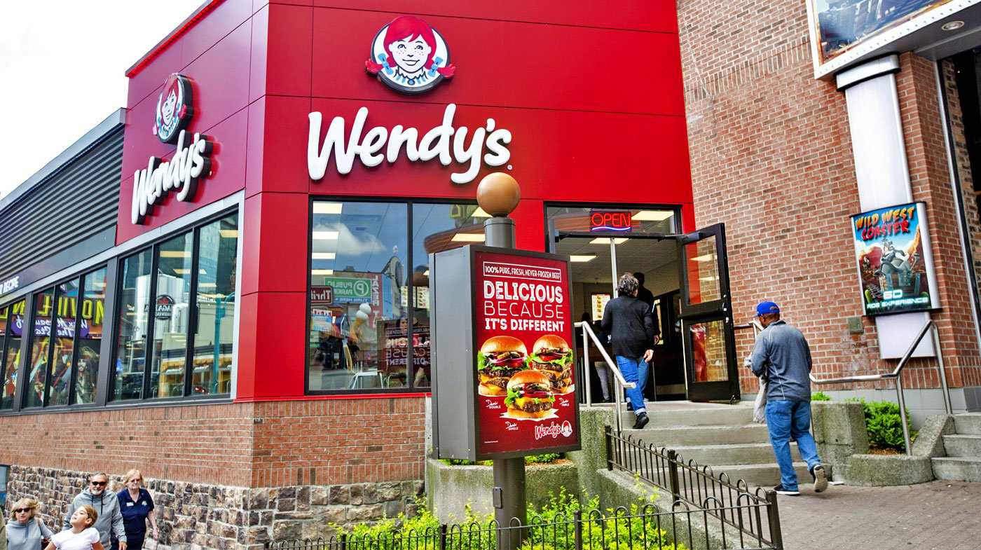 Wendy's Entranceway on Clifton Hill