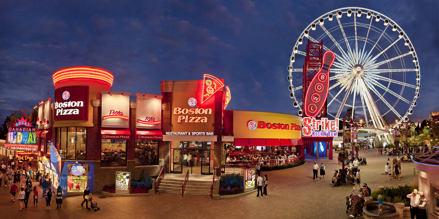 Great Canadian Midway Street Scape exterior