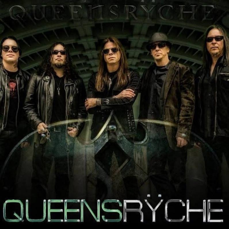 Queensryche bandmembers posing for a photo
