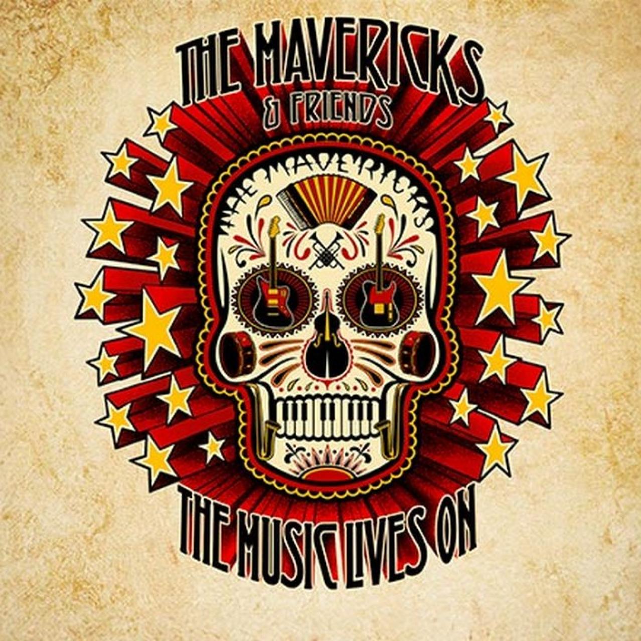 Mavericks and Friends promo poster with skeleton art