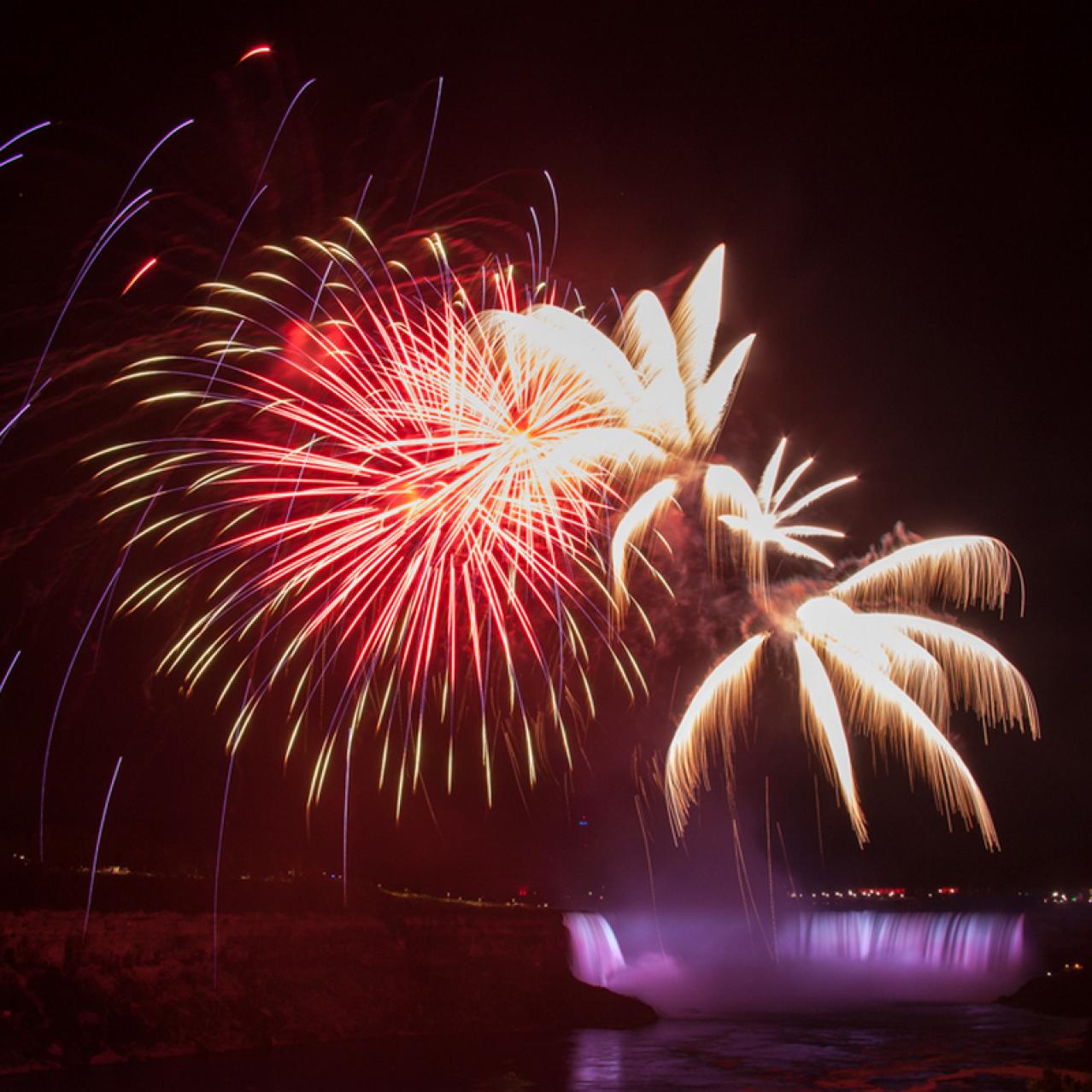 fireworks display