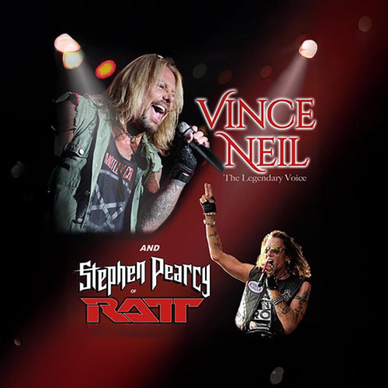 Vince Neil and Stephen Pearcy