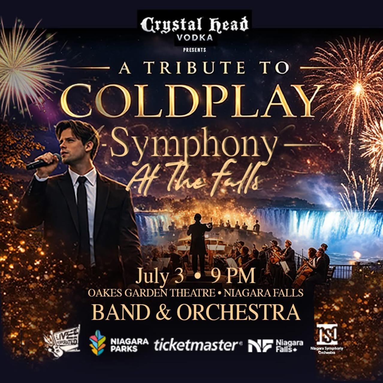 Coldplay tribute promotional poster