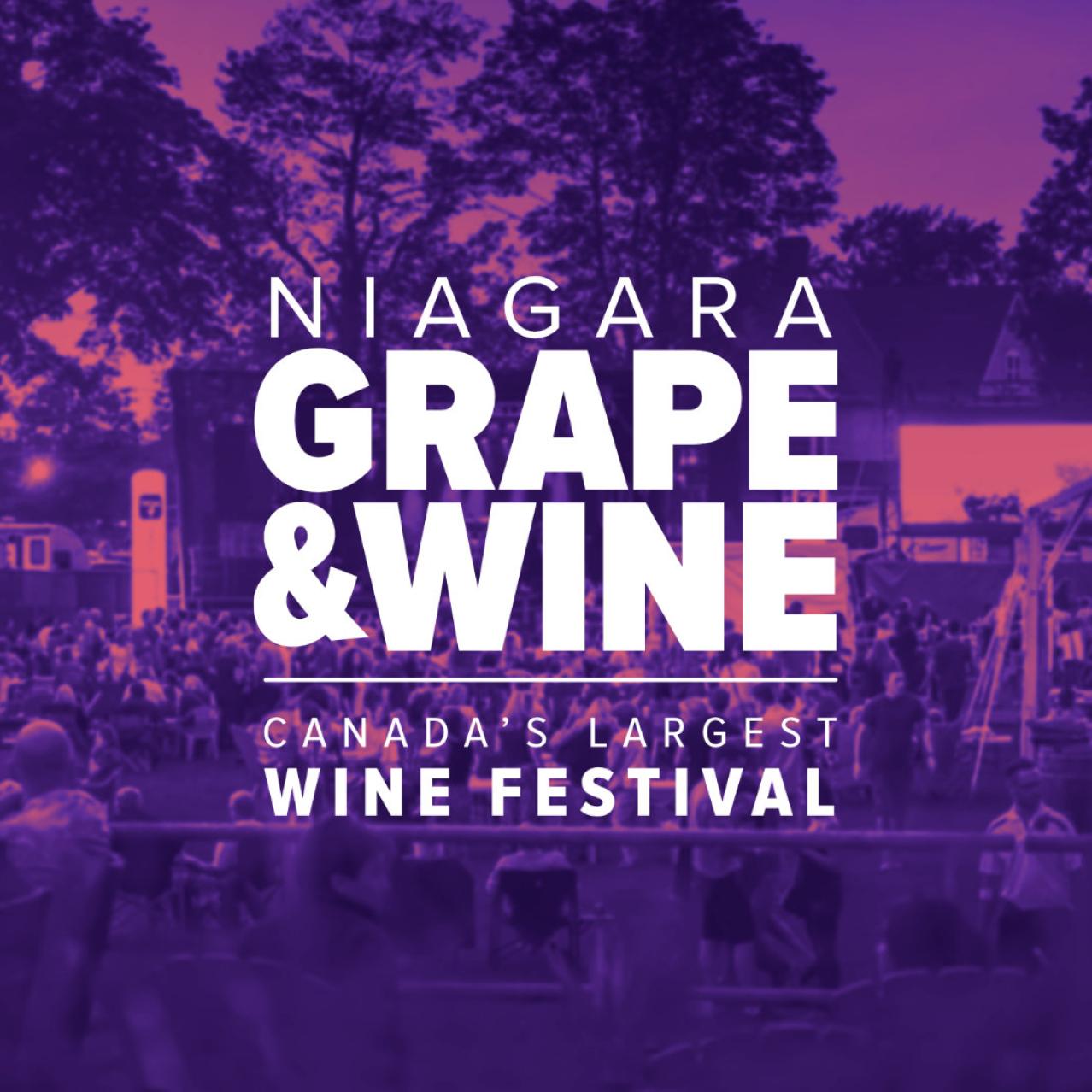 grape and wine promo poster