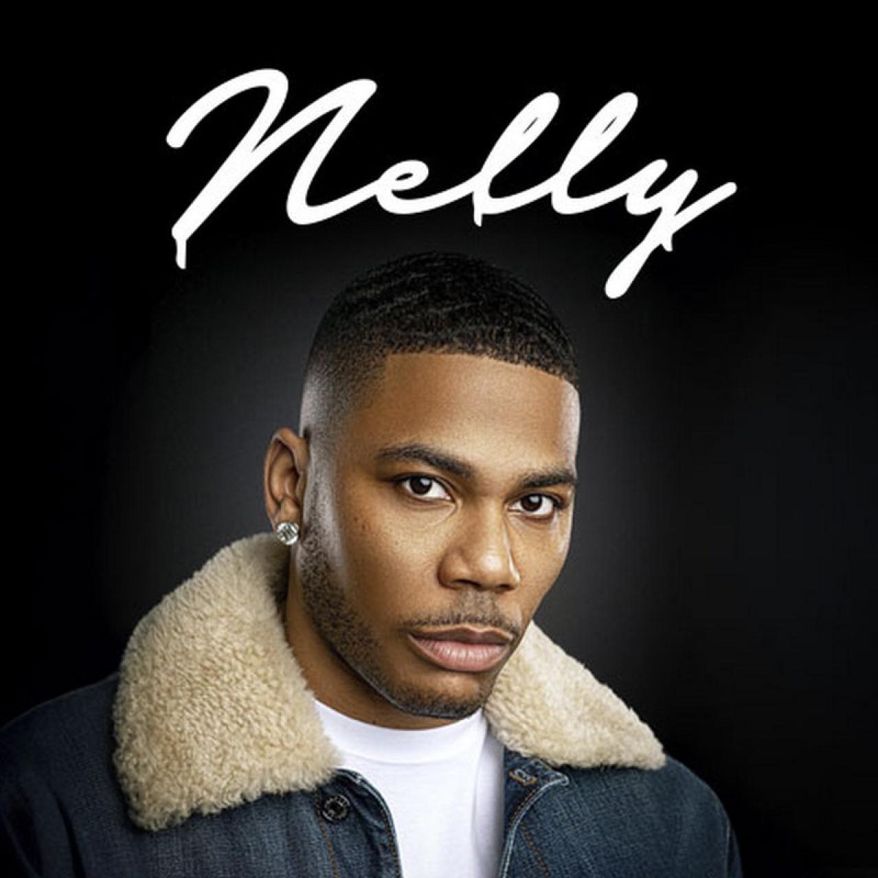 Nelly with a black background