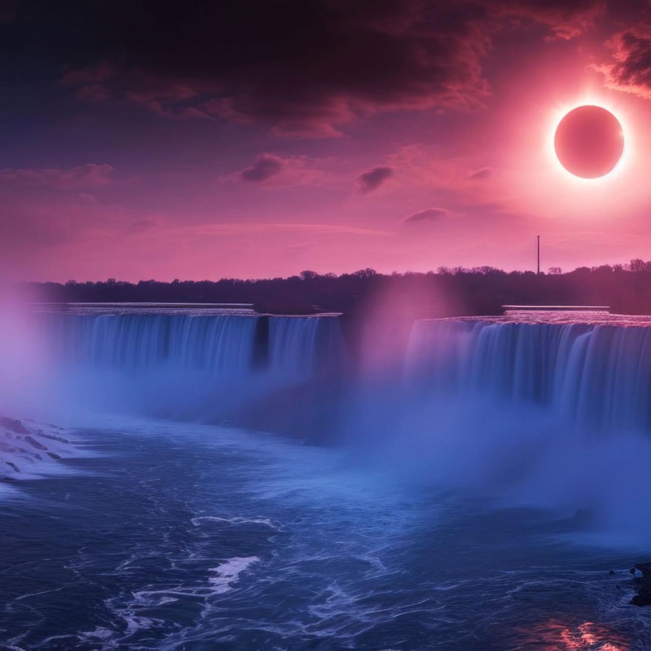 Niagara Falls Eclipse