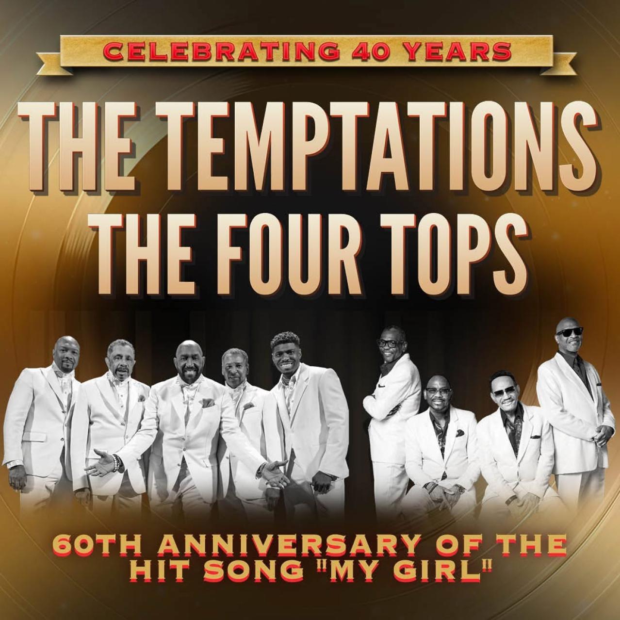 Temptations and Four Tops Promo Poster