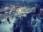 Clifton Hill view from the Skylon Tower