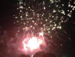 Niagara Falls fireworks from the bottom of Clifton Hill