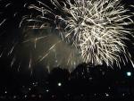 Niagara Falls fireworks from the bottom of Clifton Hill