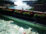 Viewing the Niagara Falls from the Hornblower Plaza