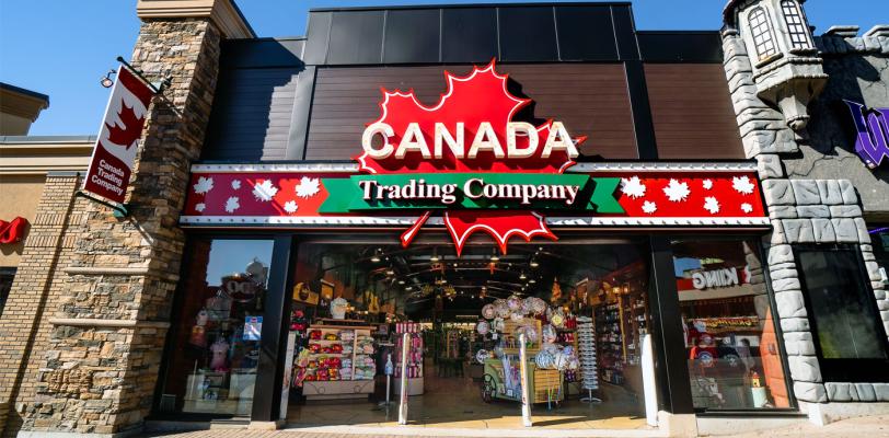 Canada Trading Company Exterior on Clifton Hill in Niagara Falls
