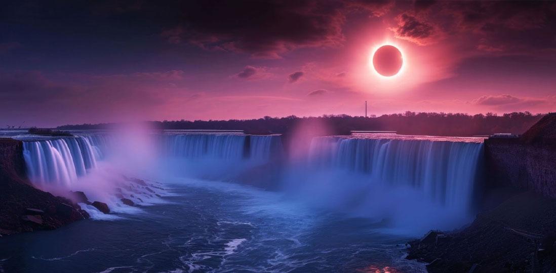 Niagara Falls Eclipse