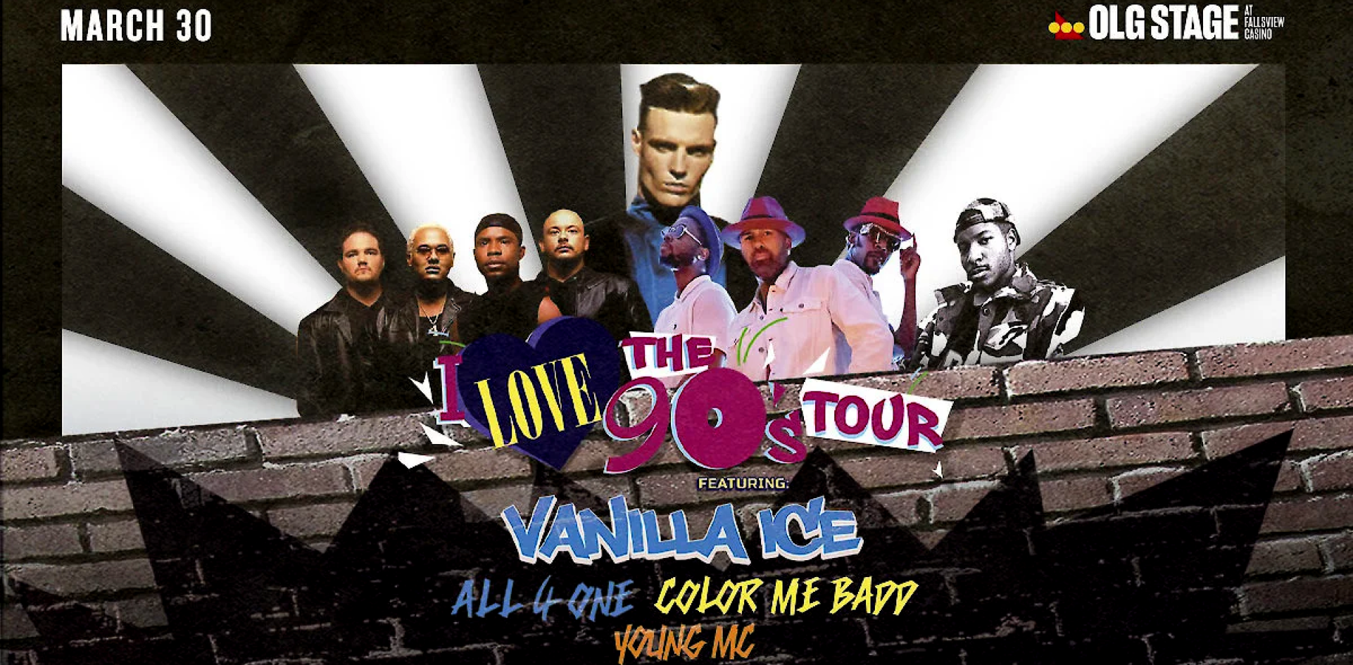 I Love The 90's Tour OLG Stage at Fallsview Casino