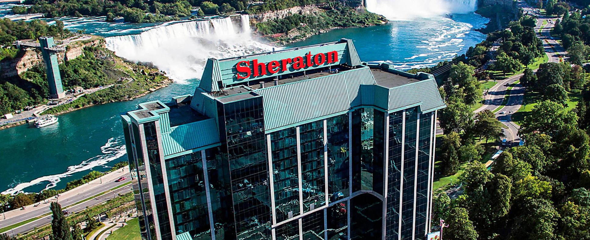 Sheraton Clifton Hill Hotel aerial 