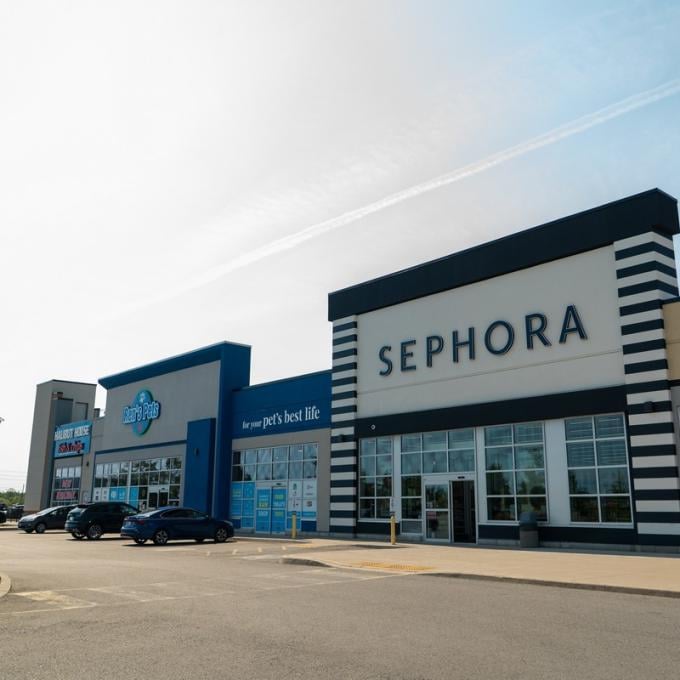 Niagara Square Shopping Centre featuring Sephora storefront