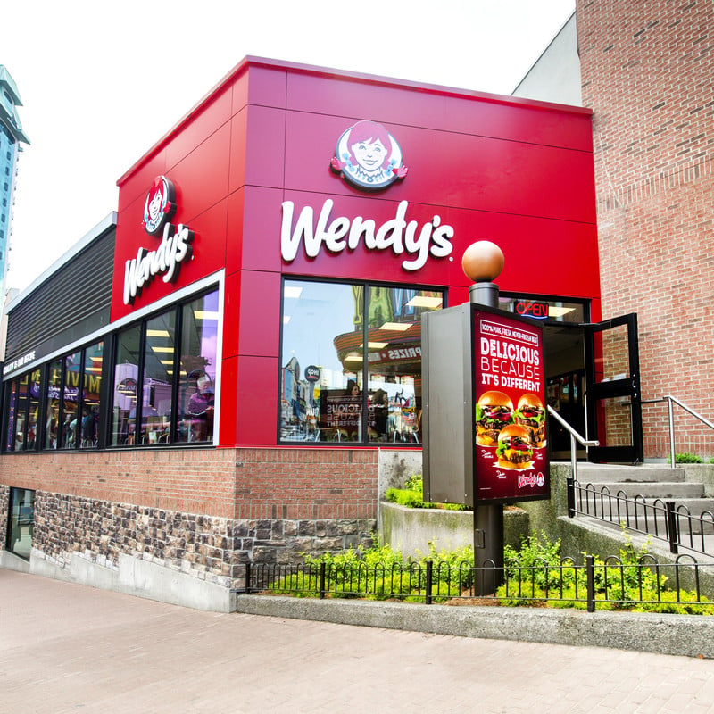 Wendy's Entrance on Clifton Hill